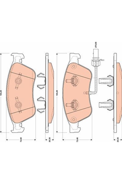 TRW Set Placute Frana Frana Disc Audi A8 D3