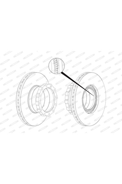 FERODO Disc Frana Man Foc/L2000/M 2000 L