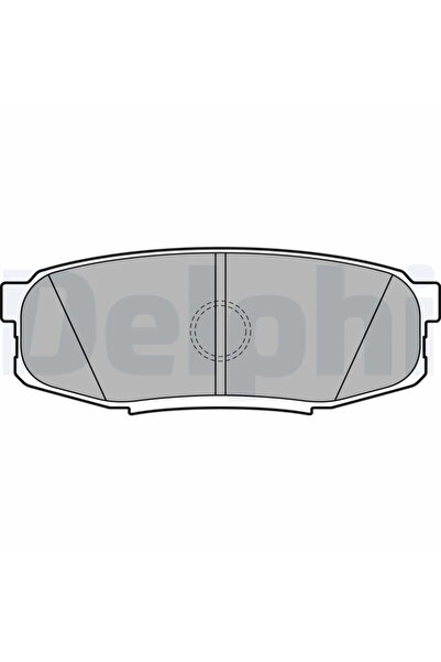 DELPHİ Set Placute Frana Frana Disc Lexus Lx Toyota Land Cruiser 200/Sequoia/...