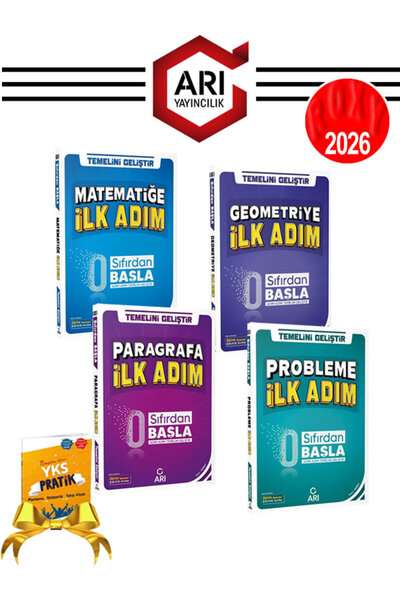 Arı Yayıncılık Sıfırdan Başla Temelini Geliştir Kitap Seti YKS Pratik Hediyeli