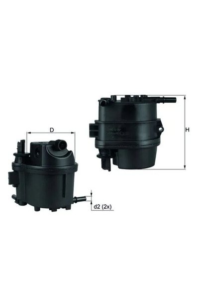 KNECHT Filtru Combustibil Citroen C1/C2/C3 1 Ford Fiesta 5/Fiesta 6/Fusion