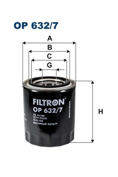 Filtron Filtru Ulei Hyundai H-1 / Starex Bus/H-1 Cargo/H-1 Travel Kia Sorento 1