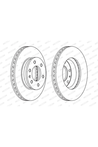 FERODO Disc Frana Mercedes-Benz Sprinter 3,5-T Bus/Sprinter 3,5-T Caroserie/S...