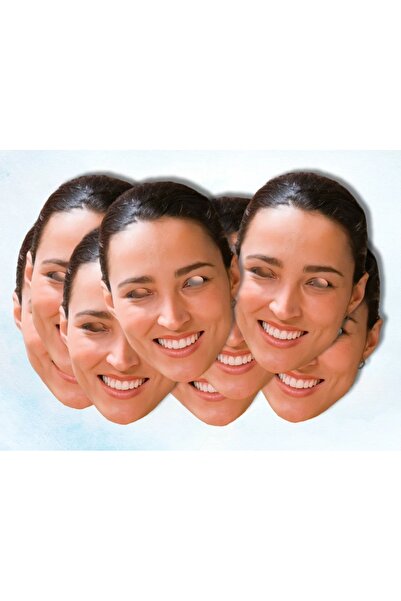 ELF REKLAM Kişiye Özel Bekarlığa Veda, Kına Gecesi Damat Yüz Maskesi 5 Adet (...