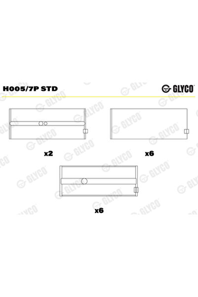 GLYCO Cuzineti Arbore Cotit Daf 85 Cf/Cf 85/Xf 95