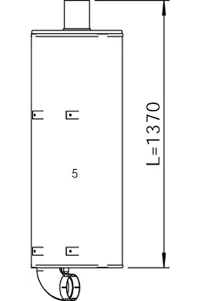 Dinex Amortizor Zgomot Mijloc/Spate Mercedes-Benz Actros