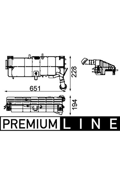 MAHLE Vas De Expansiune Racire Mercedes-Benz Atego/Axor