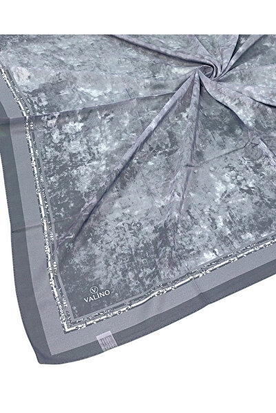 mim eşarp وشاح شيفون منقوش من فالينو بولوت – 90×90 سم