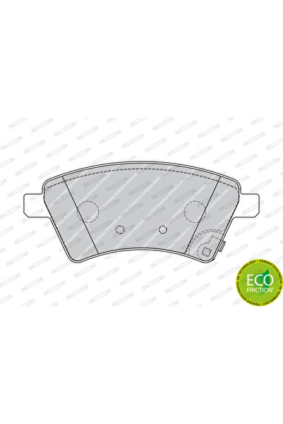 FERODO Brake Pad Set Disc Brake Fiat Sedici Suzuki SX4