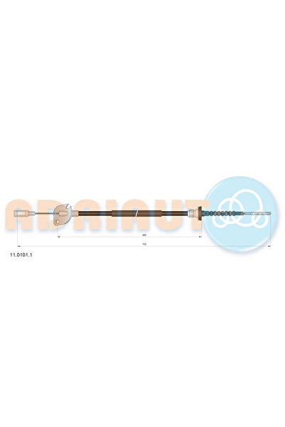 Adriauto Cablu Ambreiaj Fiat Cinquecento/Seicento / 600
