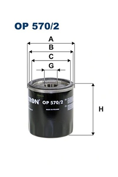 Filtron Oil Filter Cadillac Ats/Cts Chevrolet Camaro/Corvette/Malibu