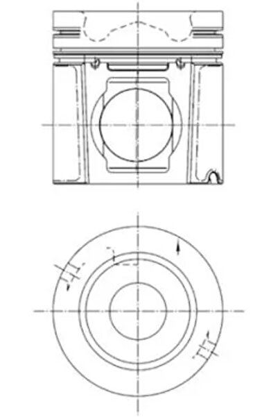 Kolbenschmidt Piston Scania 4 - Series/G 1