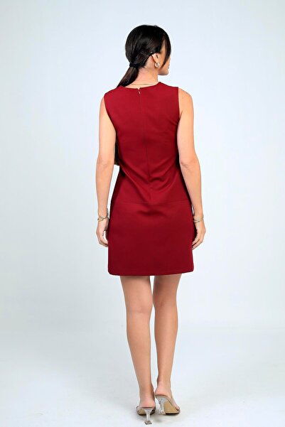 By Saygı Women's Fıloto Detailed Short Dress