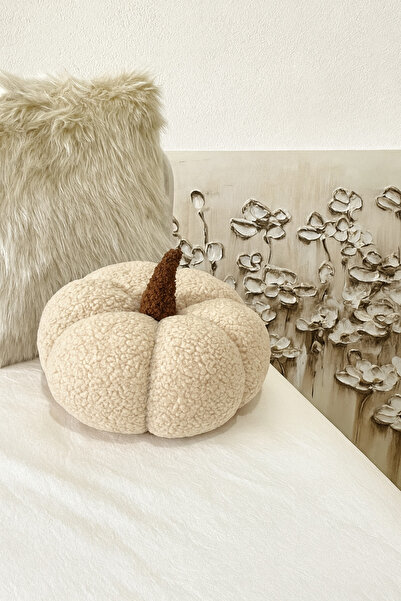 EYPRICH 100% Natural Teddy Decorative Pumpkin Cushion/Pillow