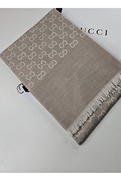 Webinay Home İnce Kumaş G Desen Pamuklu Şal Yün İpek Şal 4 Mevsim Çift Taraflı