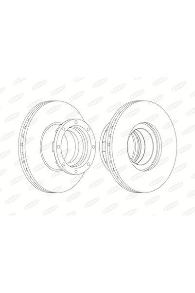 BERAL Brake Disc Man F2000/Foc/L2000