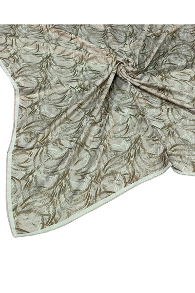 mim eşarp Φουλάρι από σιφόν με σχέδιο Valino – 90x90 cm