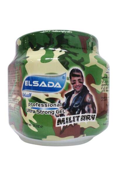 The comprehensive house جل السعادة الاحترافي للشعر القوي جدًا، عسكري، 1000 مل
