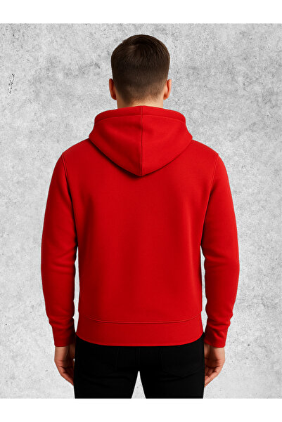 MOLICO Basic Unisex Hooded Kangaroo Pocket 2-Thread Seasonal Unprinted Sweatshirt