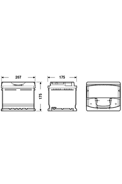EXIDE Baterie De Pornire Opel Kadett C Aero 1976-1979 Benzina