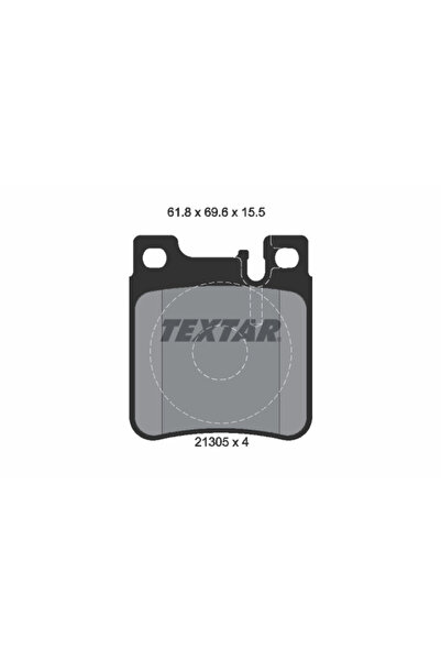 TEXTAR Set Placute Frana Frana Disc Mercedes-Benz 124 Limuzina/C-Class/Clk