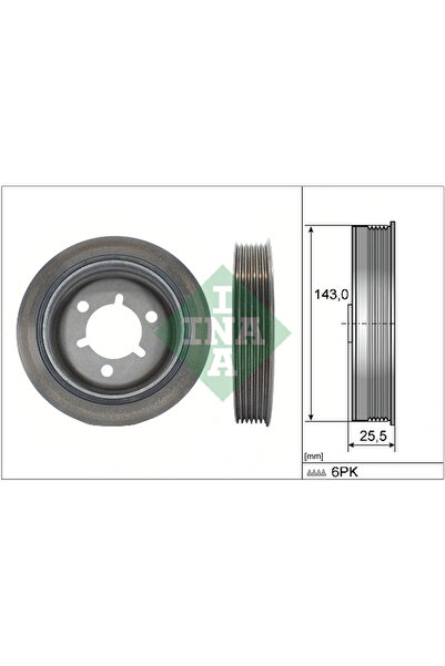 FAG Fulie Curea Arbore Cotit Citroen Berlingo / Berlingo First Microbus/C2/C3...