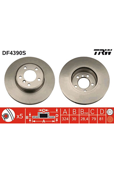 TRW Disc Frana Bmw 7
