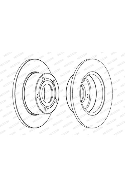 FERODO Disc Frana Audi 100 C4/A6 C4