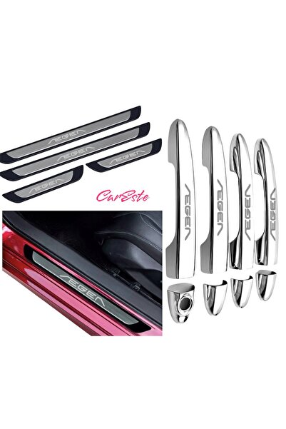 CarEste EGEA KROM KAPI EŞİĞİ VE EGEA YAZILI KAPI KOLU SET