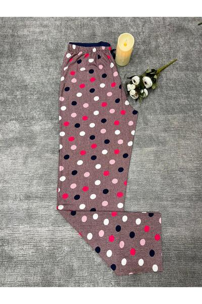 Butik Kadın Puan Desenli Pijama Altı