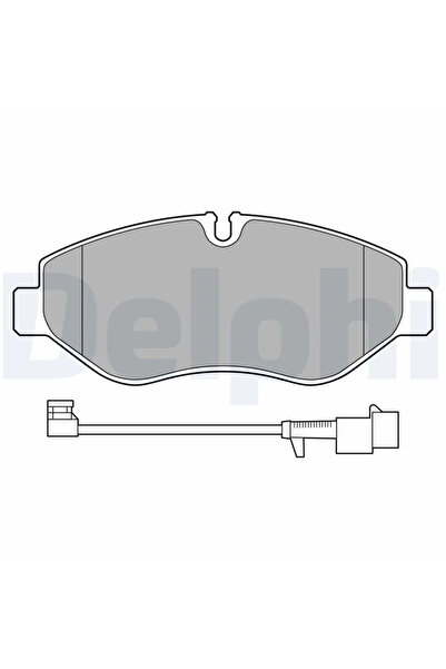 DELPHİ Комплект накладки за дискови спирачки Iveco Daily 5 каросерия/Daily 5 ...