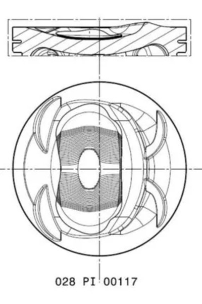 MAHLE Piston Seat Alhambra/Ibiza 4 Vw Beetle/Cc B7/Eos