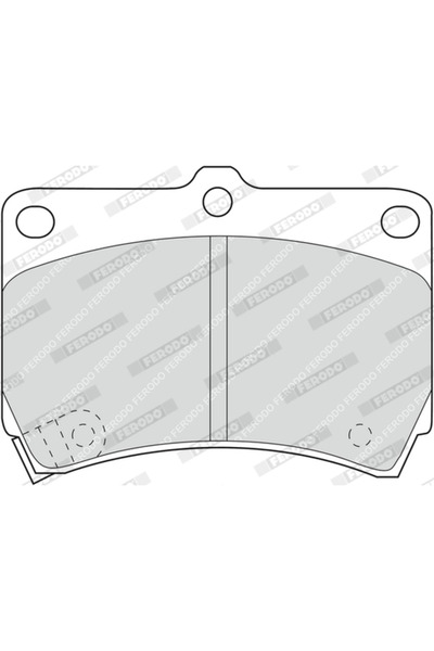 FERODO Комплект накладки за дискови спирачки Kia Avella/Rio 1 Mazda 121 2/323...