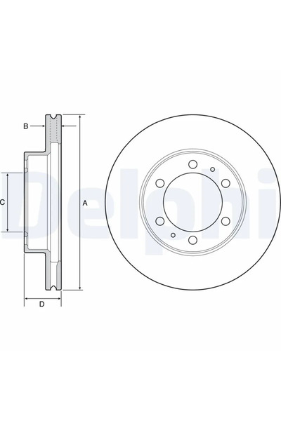 DELPHİ Дискови спирачки Toyota 4 Runner 4/FJ Cruiser/Fortuner