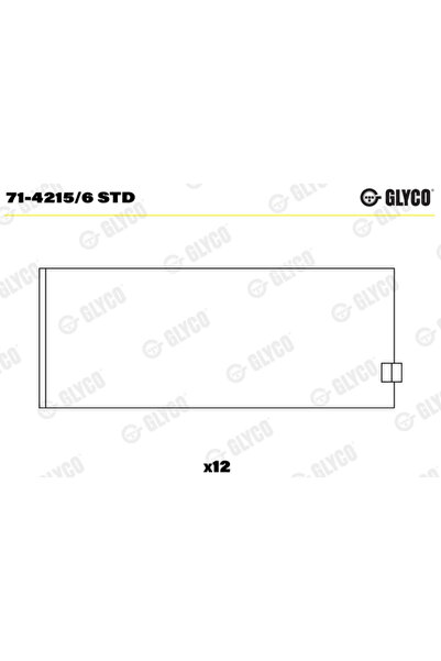 GLYCO Биелни лагери Iveco Eurostar/Eurotrakker/P/Pa-Haubenfahrzeuge