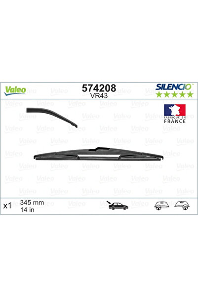 VALEO Lamela Stergator Spate Opel Zafira Tourer C Ssangyong Korando
