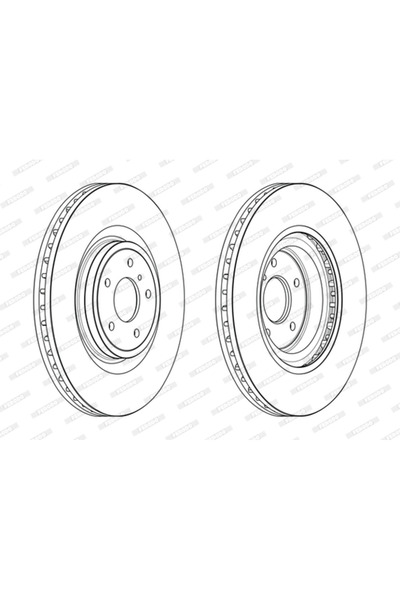 FERODO Disc Frana Infiniti Fx/G/M Nissan 370Z Roadster/370Z Cupe