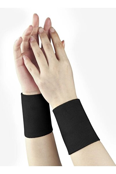 VEYA ربطة معصم رياضية اسود قطعتين بملمس ناعم ورائع مع قوة امتصاص وسرعة جفاف