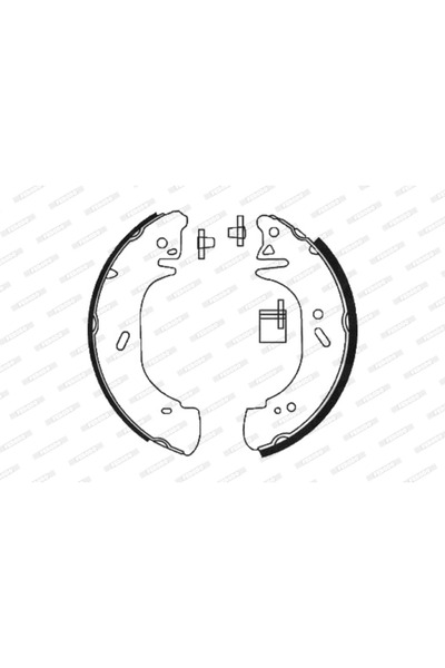 FERODO Brake Shoe Set Ford Fiesta 4/Transit Bus/Transit Body Opel Movano A Bu...