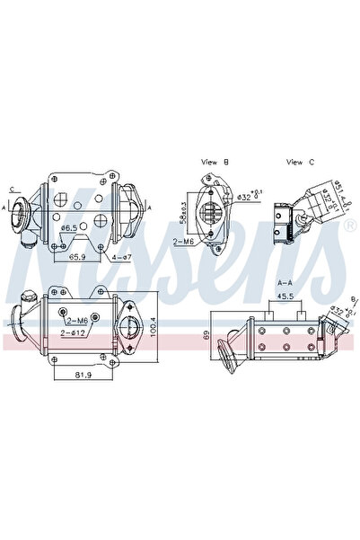 Nissens Radiator, Recirculare Gaze De Esapament Opel Corsa E Caseta/ Hatchback (x15) 2014-2020 Diesel
