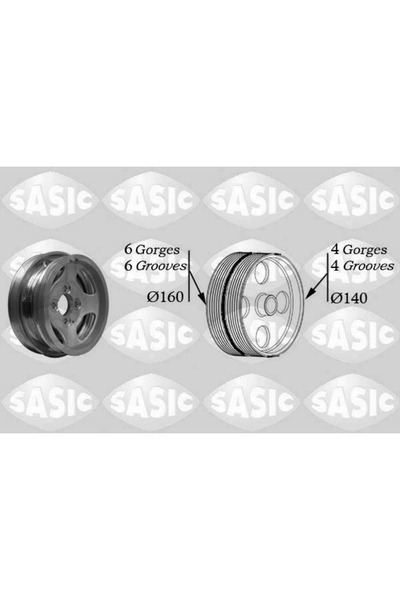 SASIC Fulie Curea Arbore Cotit Fiat Doblo Autoutilitara/Limuzina Spatioasa/Do...