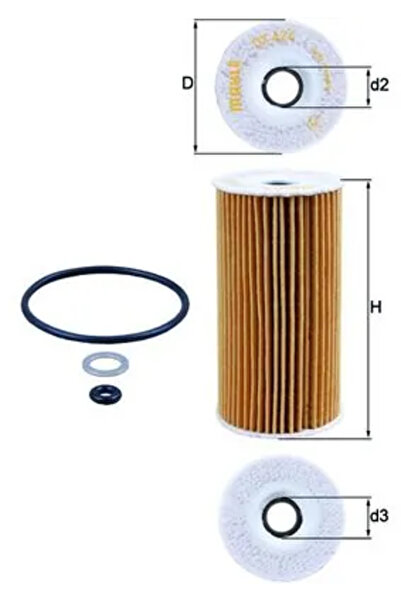 KNECHT Filtru Ulei Hyundai Accent 3/Elantra 4 Limuzina/Getz Kia Cee'D/Cerato ...
