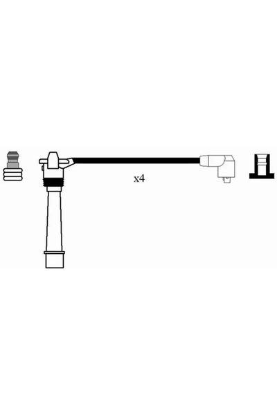NGK Set Cablaj Aprinder Fiat Punto Lancia Y