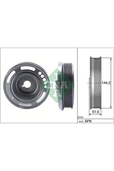 FAG Fulie Curea Arbore Cotit Chevrolet Aveo/Cruze/Trax Opel Astra J/Insignia ...
