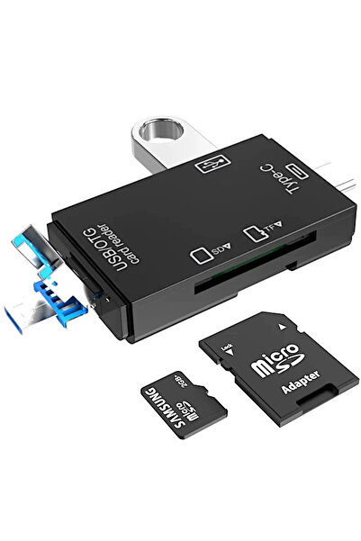 Other Czytnik kart SD TF 5w1 USB-A USB-C microUSB