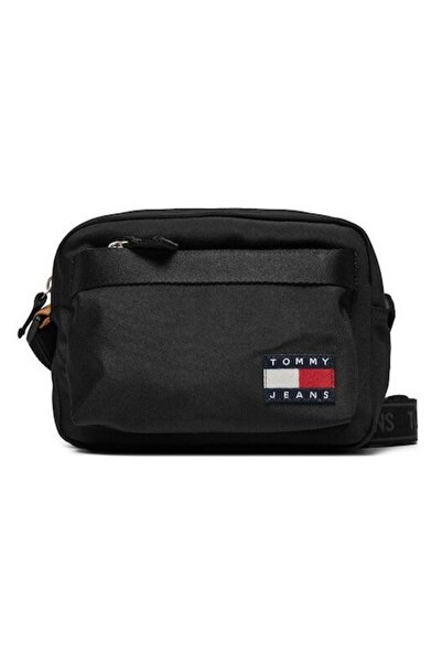 Tommy Men's bag, Tommy, crossbody, black, 20.5x16.5x6.5cm