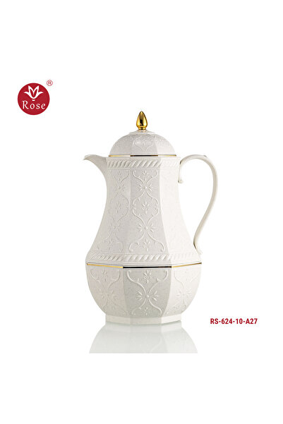 Rose Classic pattern tea and coffee thermos set, consisting of 2 thermoses, Rose 624, capacity 1 liter for coffee and 1 liter for tea