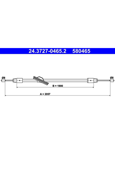 Ate Cablu Frana De Parcare Mercedes-Benz C-Class/E-Class