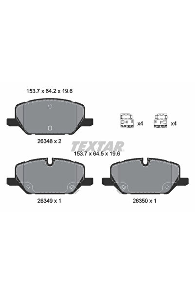 TEXTAR Set Placute Frana Frana Disc Opel Insignia B Country Tourer/Insignia B...