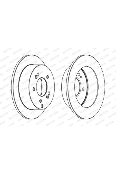 FERODO Disc Brake Hyundai Sonata 5/Tucson/Xg Kia Magentis 2/Sportage 2